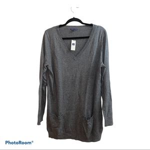 GAP Grey Tunic Sweater